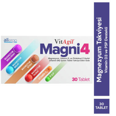 Allergo VitAgil C-omplex 20 Efervesan Tablet C Vitamini Takviyesi - VitaGlucan+