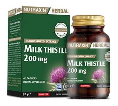 Nutraxin Milk Thistle 200 Mg 60 Tablet - Nutraxin